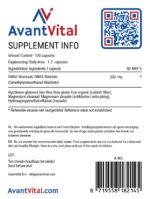 DMAE Bitartraat – 250 mg AvantVital Next Valley 5