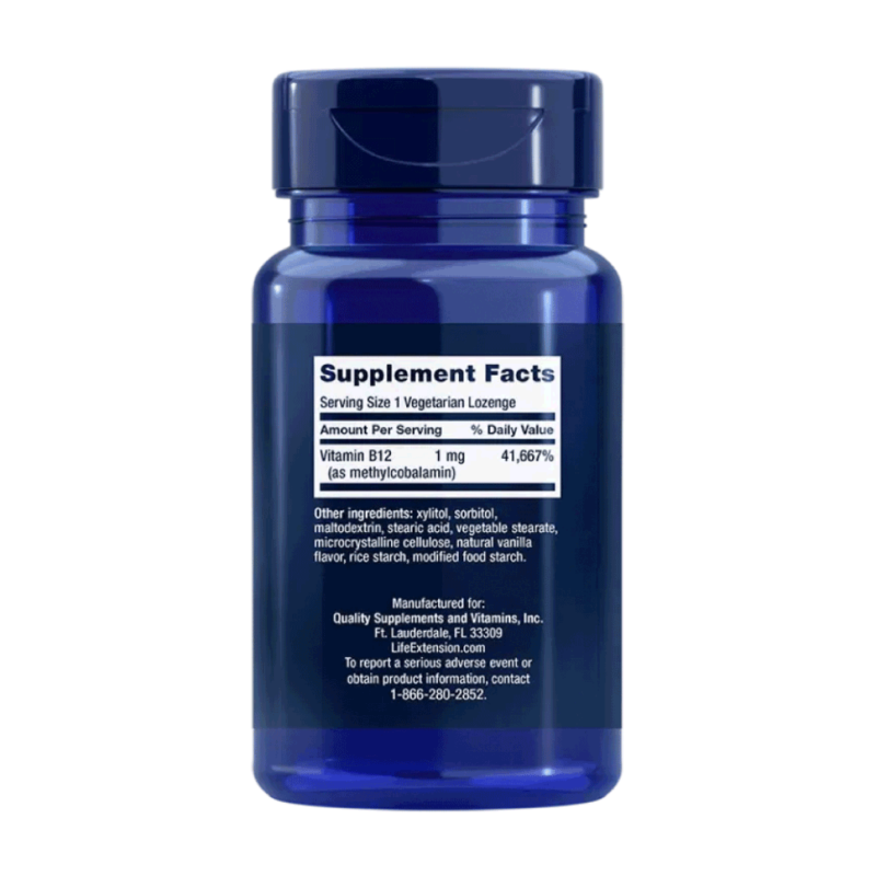 Vitamin B12 Methylcobalamin – 1 mg Concentratie & Geheugen Next Valley 3