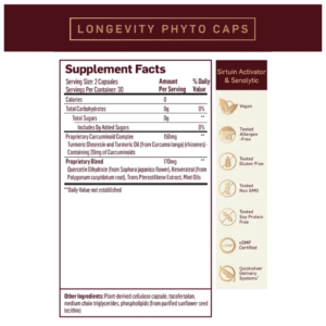 Longevity Phytocapsules Algemene gezondheid Next Valley 2